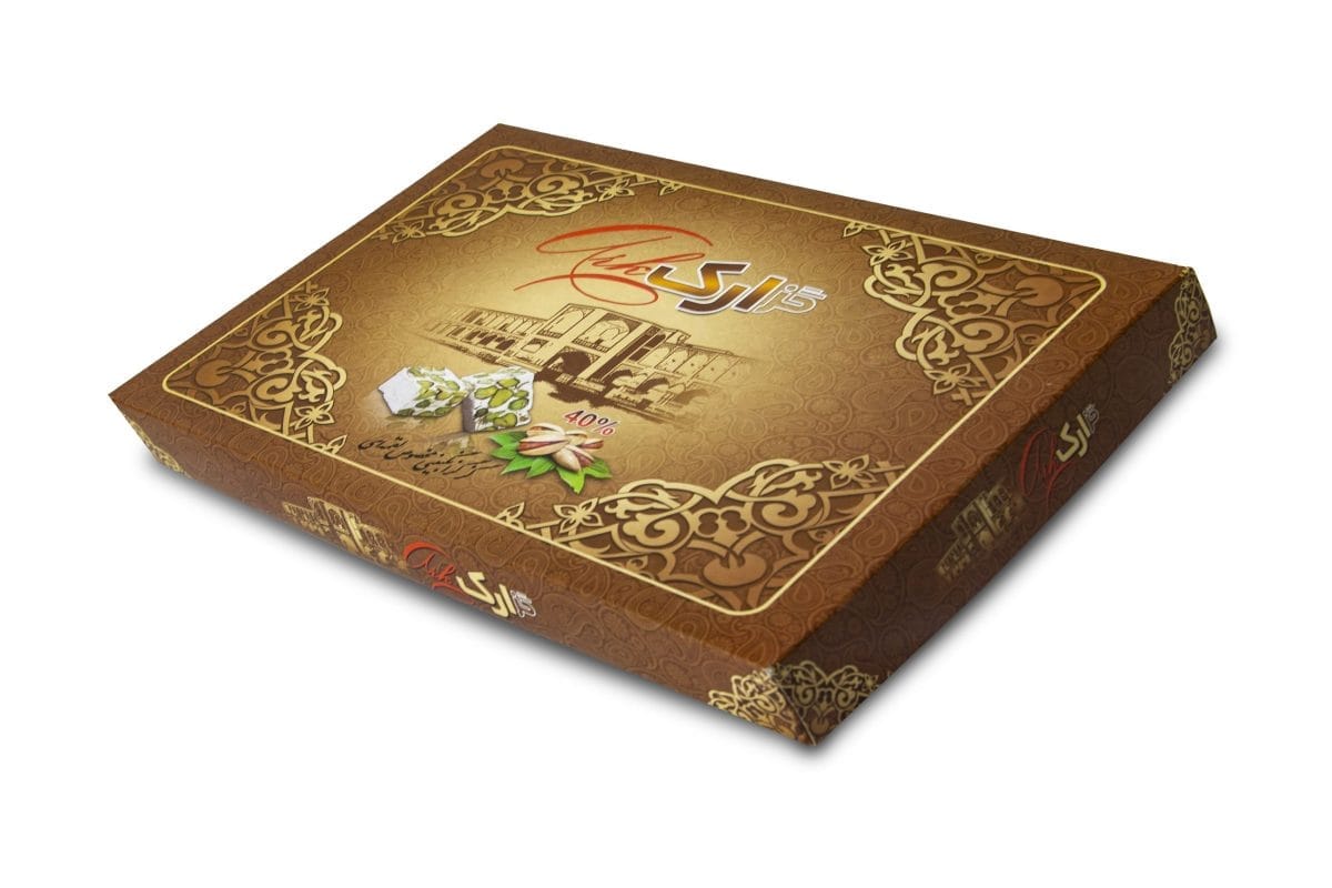 گز لقمه ای ۴۰ درصد مغز پسته انگبینی - Image 1